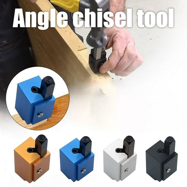 Agiferg Carpentry Right Angle Punch Square Chisel Door Lock Point Woodworking Tool