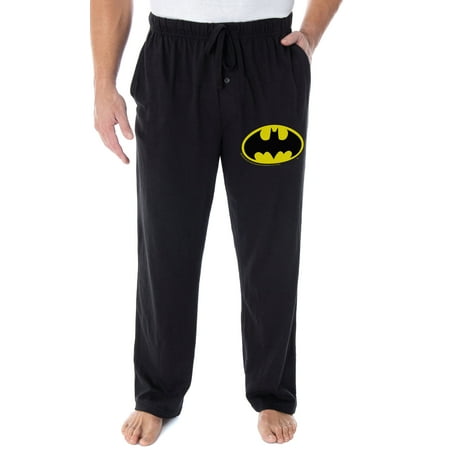 

DC Comics Men s Batman Pajama Pants Bat Symbol Loungewear Sleep Pants (XL)