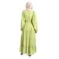 thumbnail image 5 of Green - Crew neck - Fully Lined - Modest Dress - Refka, 5 of 5