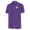 thumbnail image 2 of Men's Antigua Purple Washington Huskies Lush Polo, 2 of 3