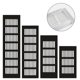 thumbnail image 4 of 100mm Cabinet Wardrobe Air Vent Grille Ventilation-Cover Wardrobe Ventilation Grille Vents Rectangular Furniture Breathable Mesh, 4 of 7