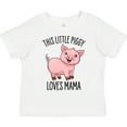 thumbnail image 3 of Inktastic This Little Piggy Loves Mama- cute Boys or Girls Toddler T-Shirt, 3 of 5