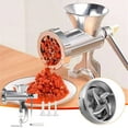 thumbnail image 1 of Fabricante manual de salchichas para picar carne | Herramienta de cocina resistente al óxido de aleación de aluminio con cuchillas de acero inoxidable 420 | Incluye 3 tubos para relleno de salchicha, 1 of 9
