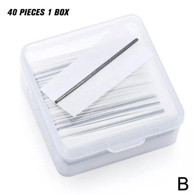 40/50 Pcs/boîte Colle à Cils Réutilisable Auto-Adhésive Faux-Cils.' J8Z4