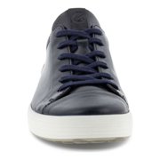 ECCO Soft 7 Mens Sneakers Night Sky Blue Leather 470364-01303 Comfort Fit