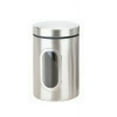 thumbnail image 2 of Kitchen Canister Stainless Steel Grain Storage Container Visible Tea Coffee Jar with Lid  Silver, 2 of 10