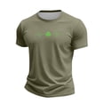 thumbnail image 2 of Men's St. Patrick's Day Shamrock Graphic T-Shirt Short Sleeve Crew Neck Top, 2 of 4