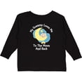 thumbnail image 3 of Inktastic Grammy Loves Me Moon and Back Boys or Girls Long Sleeve Toddler T-Shirt, 3 of 5
