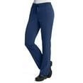 thumbnail image 3 of Pure Soft Women's Modern Zip Hem Yoga Scrub Pant, 3 of 10
