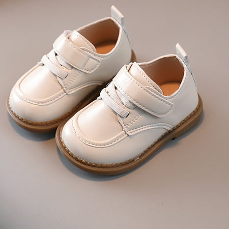 

eczipvz Toddler Shoes Fashion Autumn Toddler and Boys Casual Shoes Thick Sole Round Toe Buckle Shoes Baby Shoes 6-12 Months (Beige 10 Toddler)