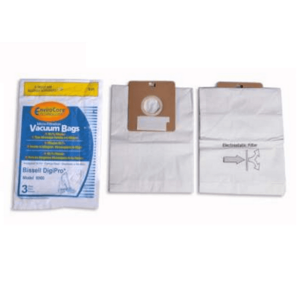 Bissell 32115 Digi Pro Power Team Canister Vacuum Bags Micro Allergen