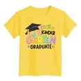 thumbnail image 3 of Hiijoy Toddler Girls Graduation T-Shirt Letter Print Short Sleeve Cotton T Shirt, Sizes 4-5Y, 3 of 3