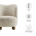 thumbnail image 3 of Monroe Accent Chair in Coral Walnut, 3 of 9