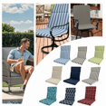 thumbnail image 3 of 2026 Upgraded 17.72x42.13x1.18 Inch 1 Piece Outdoor Chair Cushion, High Back Patio Seat Cushion for Dining, Multicolors and styles are available for selection., 3 of 9