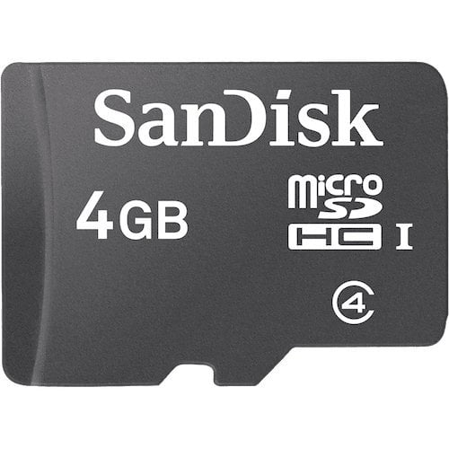 Sandisk 4gb Class 2 Micro Sdhc Memory Card Walmart Com Walmart Com