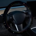 thumbnail image 2 of Virgo Constellation 14.5 Inch Printing PVC Leather Car Wheel Covers Steering Wheel Covers Auto Accessories, 2 of 6