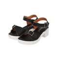 thumbnail image 5 of Jelly Beans CE85 Leatherette Buckle Lug Sole Chunky Heel City Sandal (Toddler/ Little Girl/ Big Girl), 5 of 5