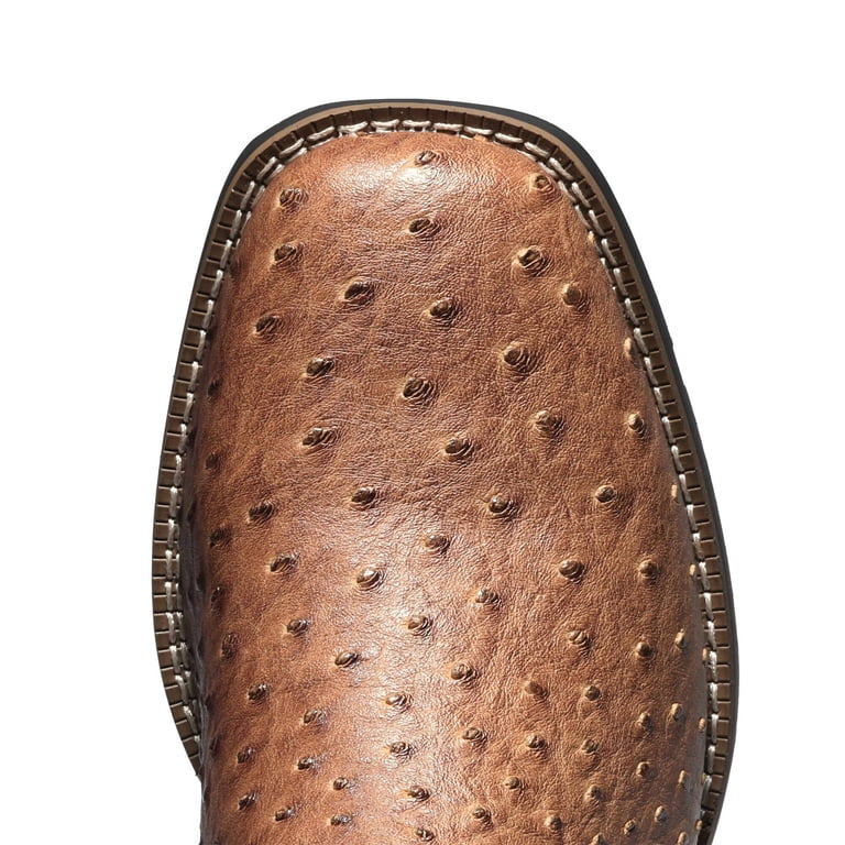 Cowboy Boots For Men Western Ostrich Wide Durable 