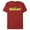 Red, variant on Men's Justice League Shazam Logo  Graphic Tee Athletic Heather Large