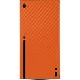 thumbnail image 3 of Skinit Textures Orange Carbon Fiber Xbox Series X Console Skin, 3 of 4