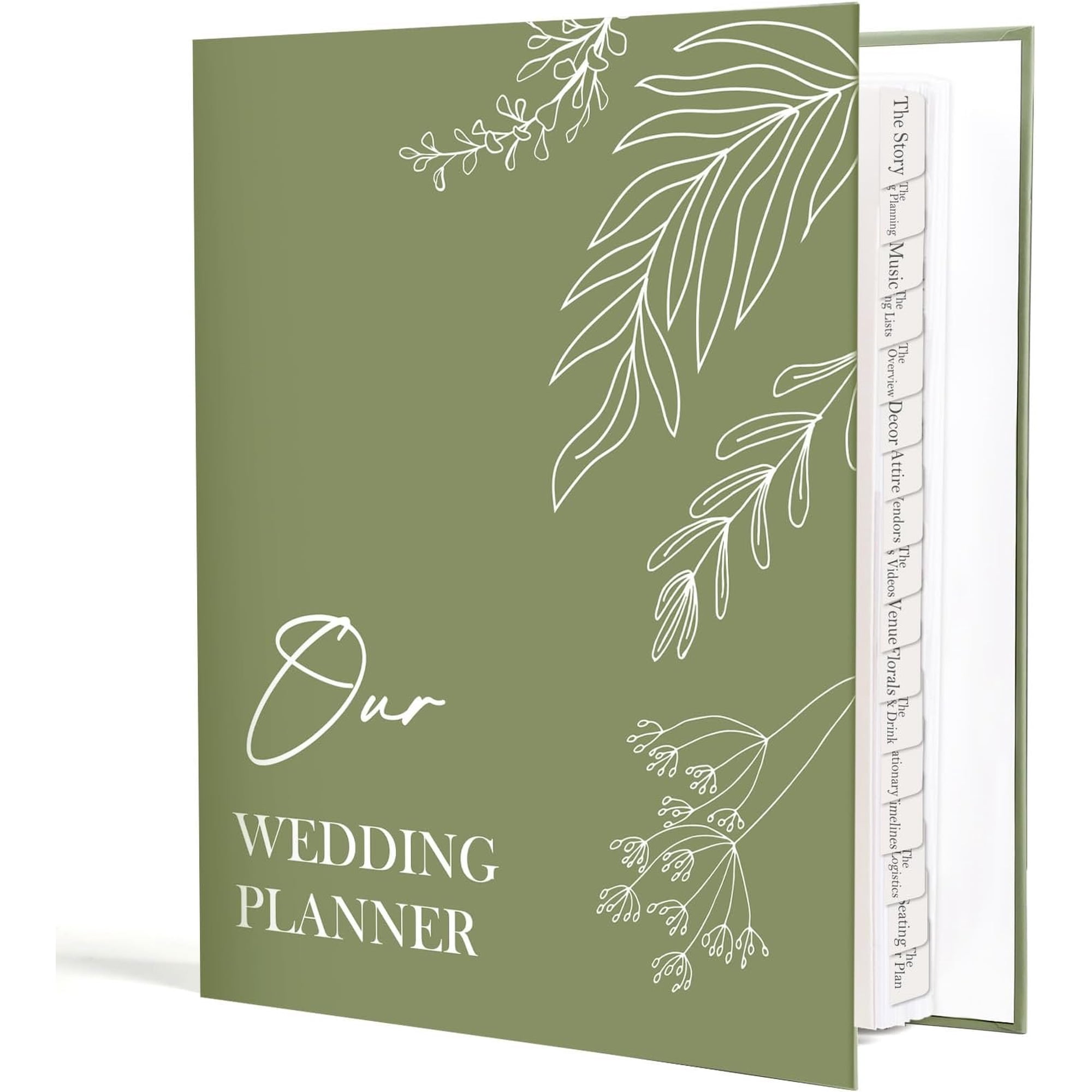 Wedding Planning Book and Organizer for Bride Newly Engaged Couples 222 Pages Bridal Wedding Planner Organizer Notebook with Sticker