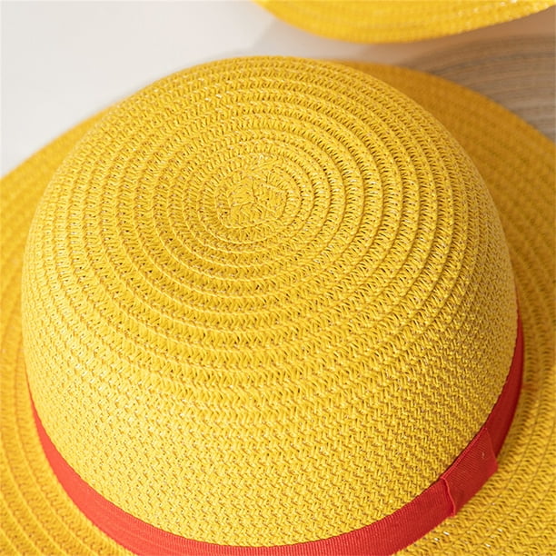 Sunloudy Kids Sun Protection Straw Hat Foldable Wide Brim Retro Straw Hat  Boys Girls Summer Farm or Beach Sun Hat 