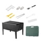 thumbnail image 3 of Parrilla de barbacoa con caja de herramientas con herramienta para barbacoa, parrilla para cocinar al aire libre para adultos, parrilla plegable para, 3 of 9