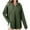 Green, variant on Oversize Hoodies for Women Pullover Fashion Casual Circle Zipper Pocket Long Sleeved Hooded Sweatshirt