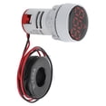 thumbnail image 4 of Digital Current Meter Crystal Panel Ammeter Round Signal Indicator AC 220V AD16‑22DSARed, 4 of 14