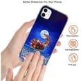 thumbnail image 2 of Christmas Santa Case Compatible with iPhone 12,Aesthetic Art Design TPU Bumper Cover Case, 2 of 6