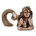 thumbnail image 3 of Ebros Rose Gold Dreaming Siren Mermaid2 Piece Parts Body and Tail Statue 5" H, 3 of 6