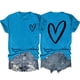 thumbnail image 1 of Tops Cortos para las Mujeres, Casual Impreso Delantero Corto Espalda Larga Manga Corta Raglan Cuello Redondo Blusa Hecha de Poliéster, Tops Largos para las Mujeres, 1 of 3