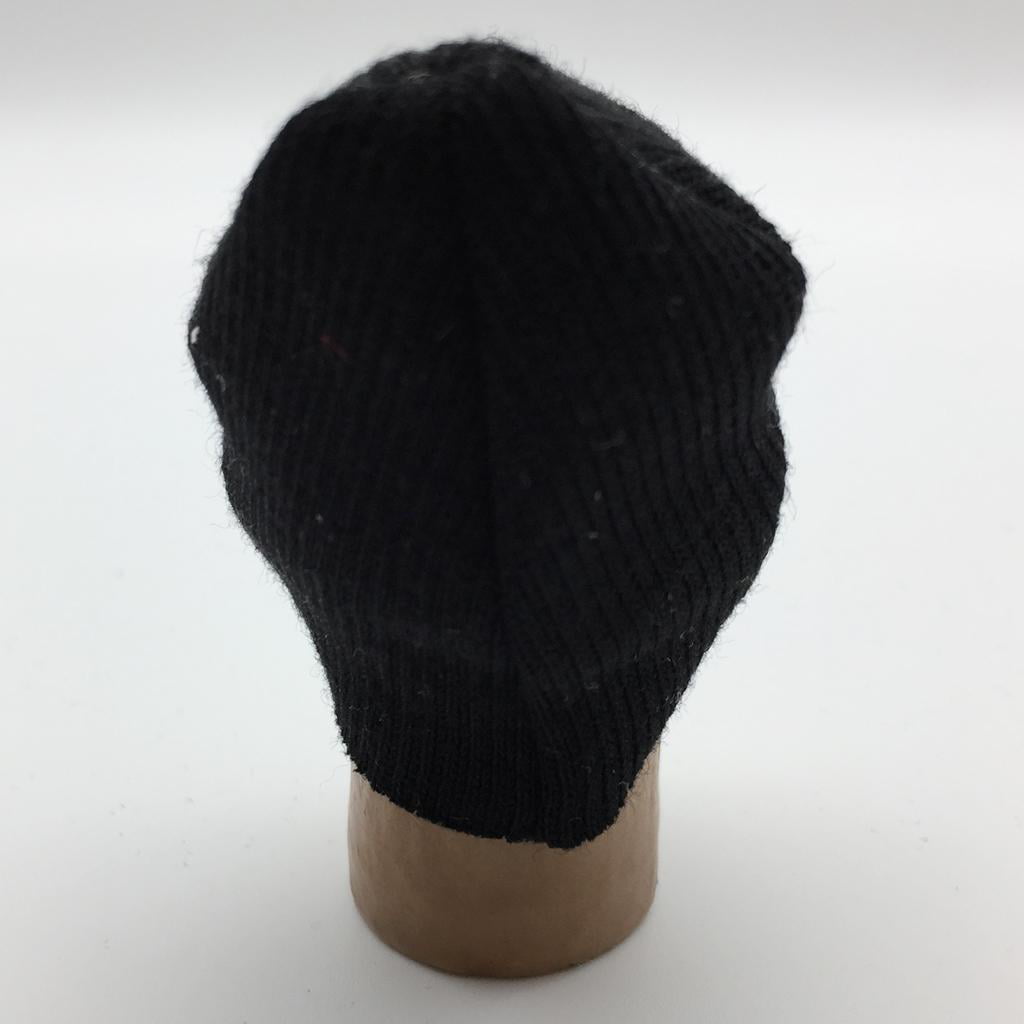 1/6 Scale Doll Accessories Black Knitted Beanie Hat for 12'' Hot Toys Male 