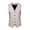 Khaki, variant on Tank Top Under Shirt for Men Men's Solid Color British Leisure Slim Fit Wedding Dress Stage Vest Coat Khaki XL