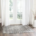 thumbnail image 2 of SAFAVIEH Rag Robynne Striped Cotton Area Rug, Grey, 2' x 3', 2 of 11