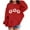 Red, variant on Bnwani Little Girls Hoodies Crew Neck Long Sleeve Pockets Short Sweatshirt Floral Graphic Printed Tops Pullover