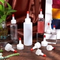 thumbnail image 6 of 45PCS 3 Sizes Natural Red Tip Yorker Caps Replacement Dispensing Caps for Squeeze Bottles Glue Bottles Painting Crafts Repair and Art, 6 of 9