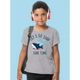 thumbnail image 2 of Surfing Time Shark T-Shirt Juniors -Image by Shutterstock,  Medium, 2 of 4