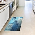 thumbnail image 2 of Turquoise Kitchen Rug,17"x29" Teal Anti Fatigue Mat Non Slip Kitchen Rugs and Mats Waterproof Teal Décor for Kitchen, Bathroom, Kitchens, Desk, Runner, Laundry, 2 of 6