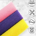 thumbnail image 3 of ACDANC 3 Pcs African Net Sponge with Soft Texture,Exfoliating Washcloth for Effective Body Scrub,Nylon and Polyester Bath Sponge, 3 of 5