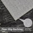 thumbnail image 2 of GlowSol 8'x10' Area Rug Modern Floral Area Rug Border Rugs for Living Room Bedroom Farmhouse Soft Foldable Area Rug, Black, 2 of 8