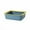 Navy, variant on PPgejGEK Semi Closed Cat Litter Box with Removable Lid, 16.14x12.20x4.92 inches Anti-Leak Kitty Litter Pan for Large Cats, Easy Clean Pet Toilet Tray with Non-Slip Base