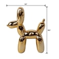 thumbnail image 4 of 11"H Metallic Gold Ceramic Balloon Dog, 4 of 4