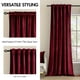thumbnail image 2 of Cortinas Térmicas Aislantes Blackout de Terciopelo MIULEE 132x244 cm, 2 of 7