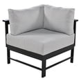 thumbnail image 6 of Harper & Bright Designs Outdoor Patio Furniture Set L-Shaped Aluminum Sectional Sofa All-Weather Patio Conversation Set with Cushions for Garden Backyard, Grey, 6 of 14