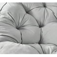 thumbnail image 3 of Barton 46'' Large Size Papasan Chair With Cushion & Frame, Overstuffed Thickened Papasan Lounge Chair With Cushion & Frame, Lazy Chair, Circle Chair, Round Chair, Grey, 3 of 6