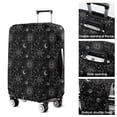 thumbnail image 5 of Black Gothic Sun Moon Pattern Luggage Cover Fashion Suitcase Cover Baggage Covers Fit 25-28 Inch Luggage (Go Travel), 5 of 5