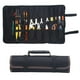 thumbnail image 5 of Estuche organizador plegable para llaves, con bolsillos con cremallera y lona Café, 5 of 9