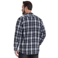 thumbnail image 3 of Iceglad Mens Brushed-flannel check shirt Plaid Shirt Long Sleeve Button Down Casual Buffalo Check Shirt Soft Lightweight Shacket Jacket for Men Fall Winter with Pockets, 3 of 8