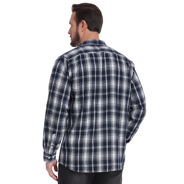 Iceglad Men's Brushed Flannel Check Shirt photo 3